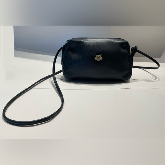 Vintage Etienne Aigner Small Navy Crossbody Purse - Picture 1 of 5
